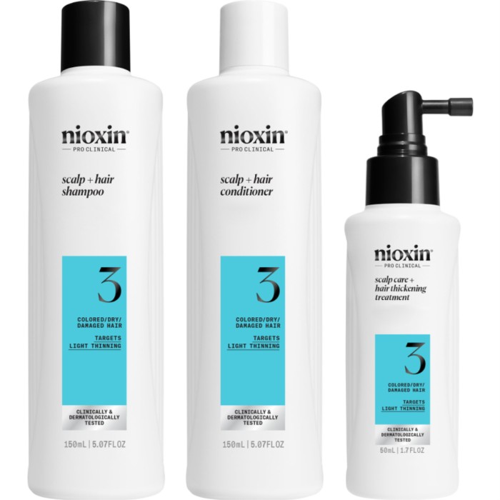 Nioxin System 3 Trial Kit for Colored Thinning Hair