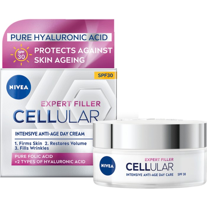 NIVEA Dagkrem Cellular Expert Filler Intensive Anti-Age Day Cream SPF30, 50 ml