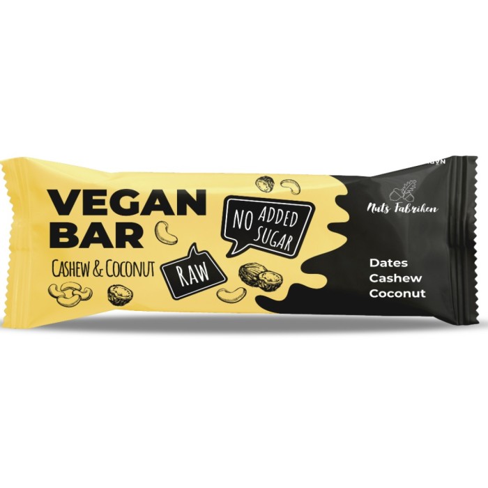 Nuts Fabriken Vegan Bar Cashew & Coconut 40 g
