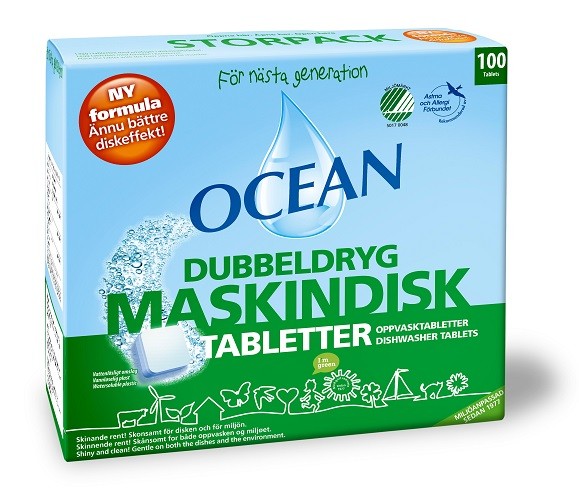OCEAN Maskinoppvasktabletter 100 st