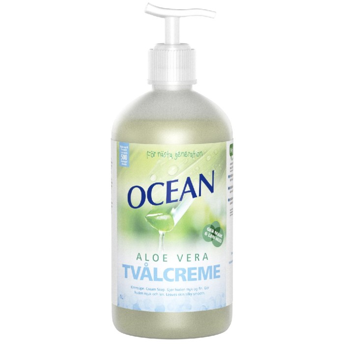 OCEAN Såpekrem Aloe Vera 500 ml