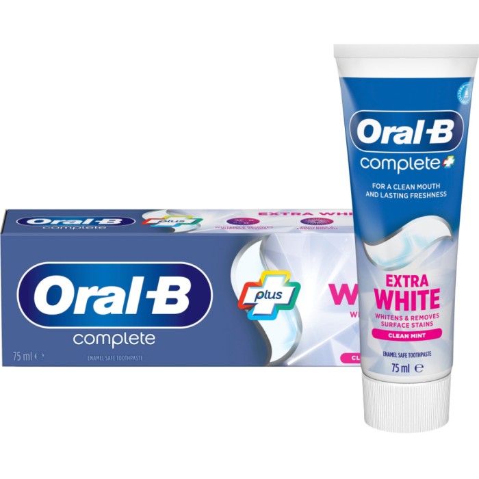 Oral-B Complete Extra White tannkrem 75 ml