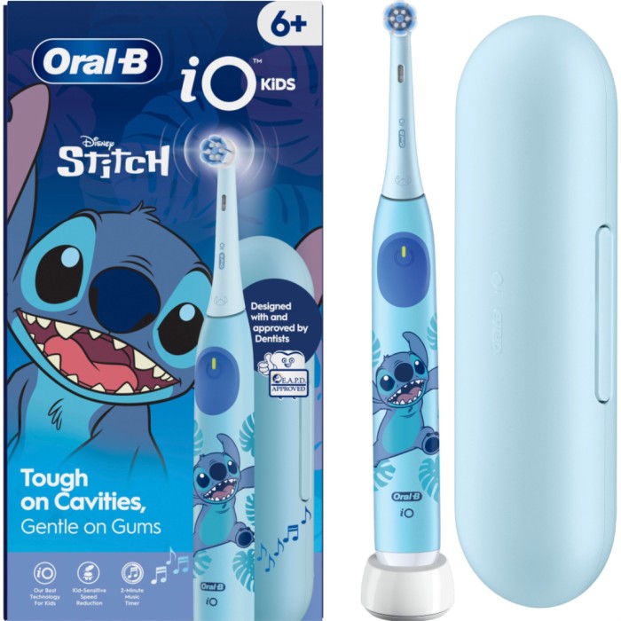 Oral-B iO 6+ Kids Disney Stitch eltannbørste + etui