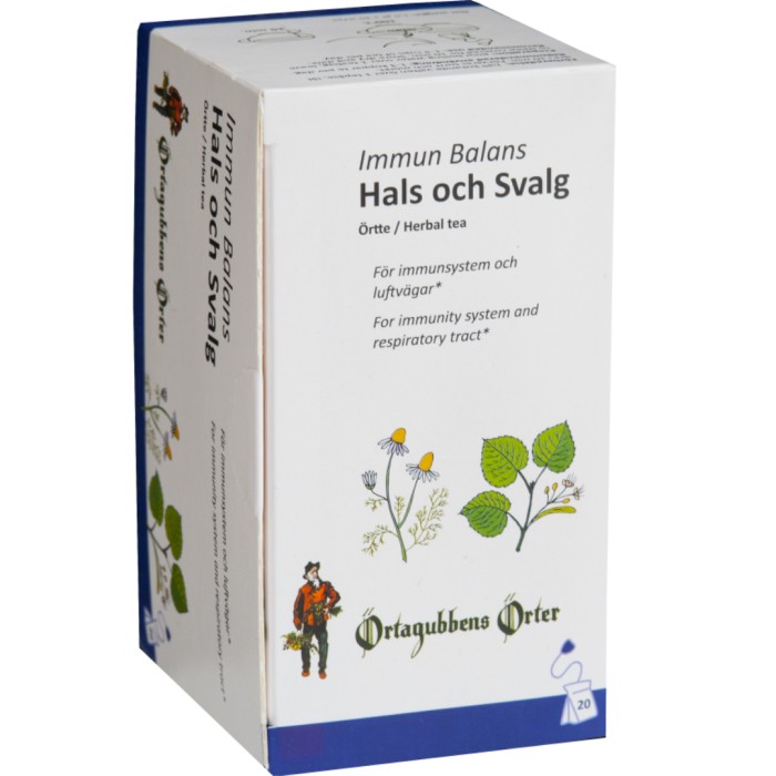 Örtagubben Immun Balans Hals og Svelg 20 teposer