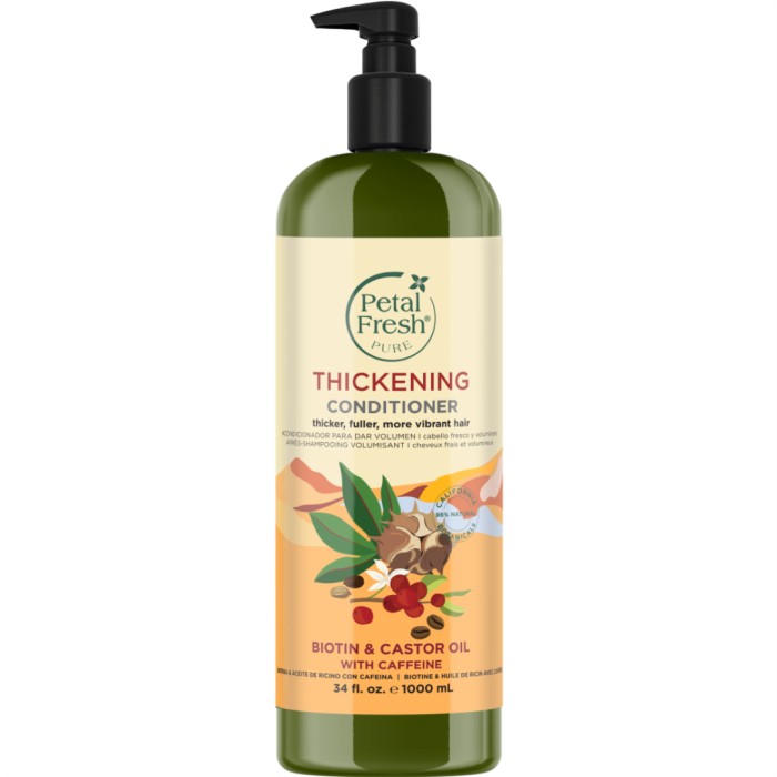 Petal Fresh Pure Thickening Conditioner Biotin & Castor Oil with Caffeine 1000 ml