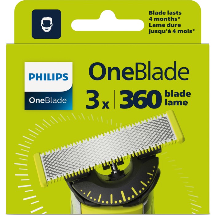 Philips OneBlade 360 reservblad 3-pack QP430/50