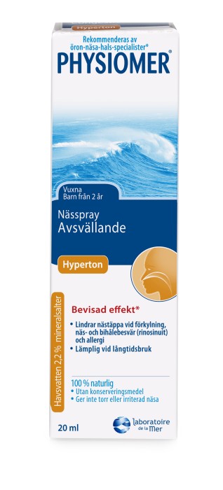 Physiomer Hyperton nesespray 20 ml