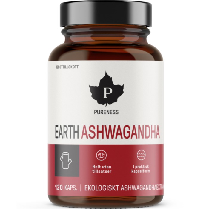 Pureness Earth Ashwagandha 120 kapsler