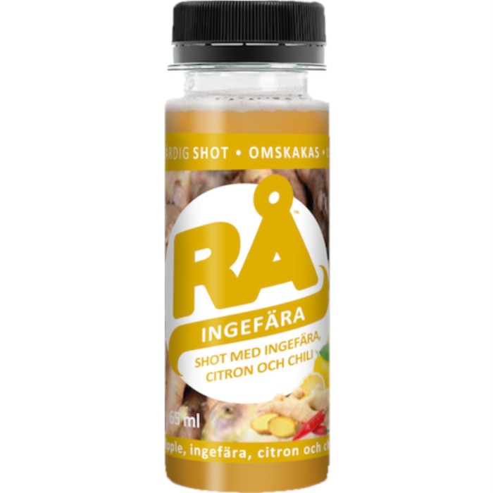 RÅ Ingefær Shot 65 ml