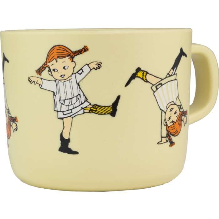 Rätt Start Pippi Sirkus Kopp med hank gul