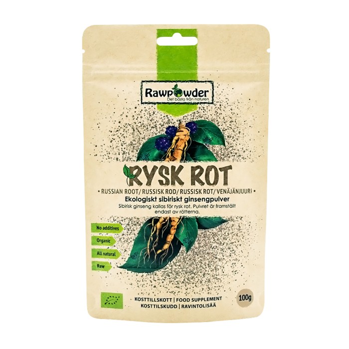 Rawpowder Sibirisk ginseng Russisk rot 100 g
