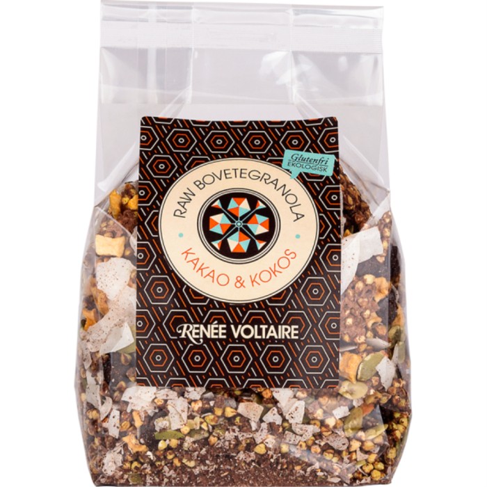 Renée Voltaire Raw Boghvedegranola Kakao & Kokos 375 g