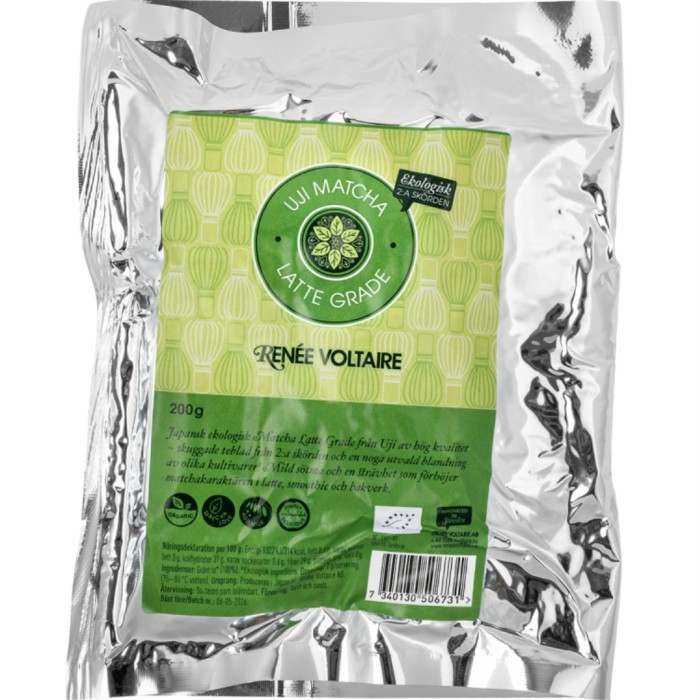 Renée Voltaire Uji Matcha – Latte Grade 200 g Refill