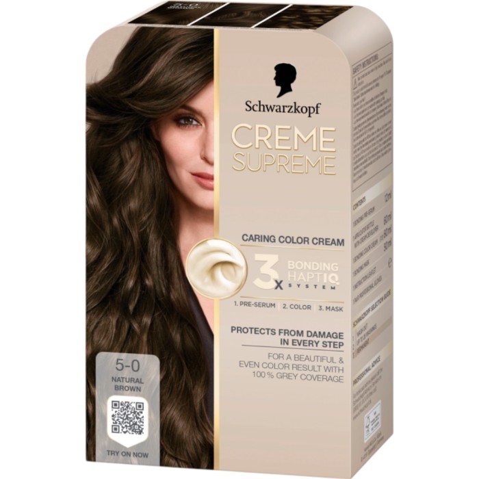 Schwarzkopf Creme Supreme 5-0 Natural Brown
