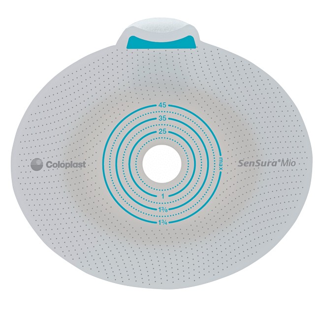 SenSura Mio Click 2-dels basisplate med beltehull, ring 40 mm, hull 20-35 mm 5 st