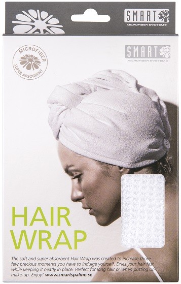 Smart Microfiber Hairwrap Hvit
