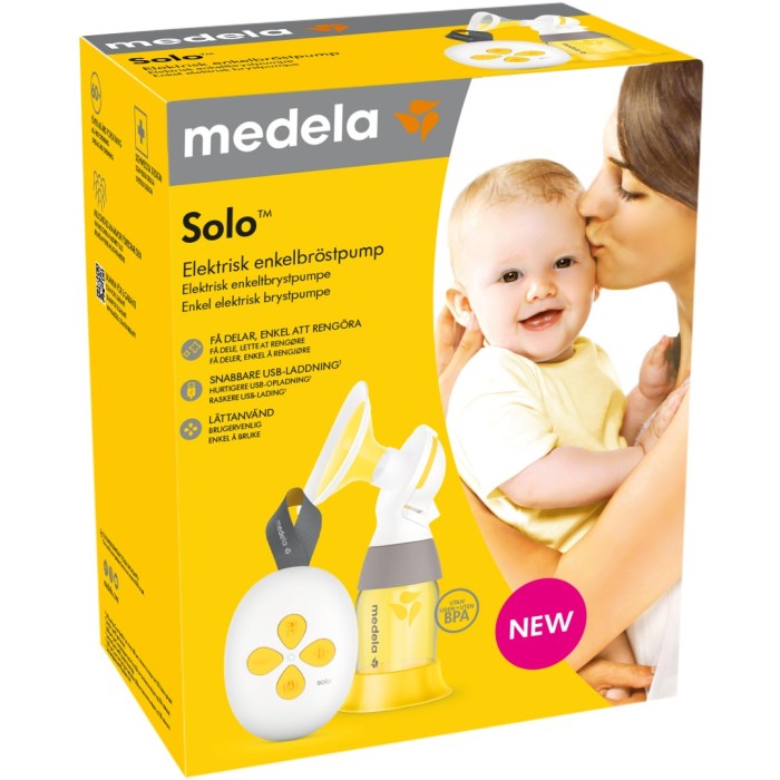 Medela Solo elektrisk enkeltbrystpumpe