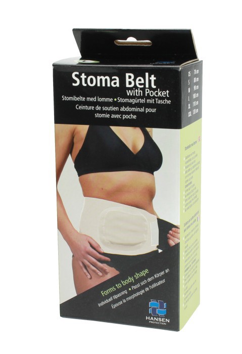 Stomibelte med lomme, XL, 110 cm