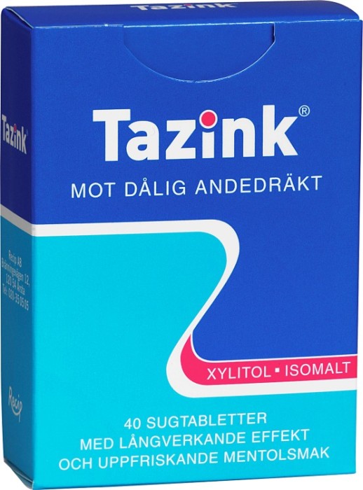 Tazink sugetabletter 40 stk