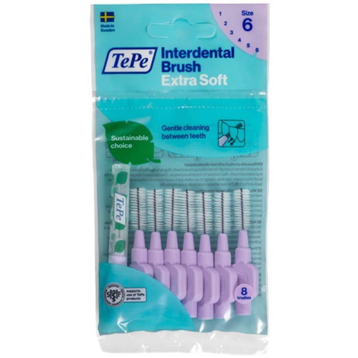TePe Mellomromsbørste Extra Soft 1,1 mm 8 stk