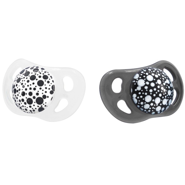 Twistshake Nappar 0-6m Black White 2 st