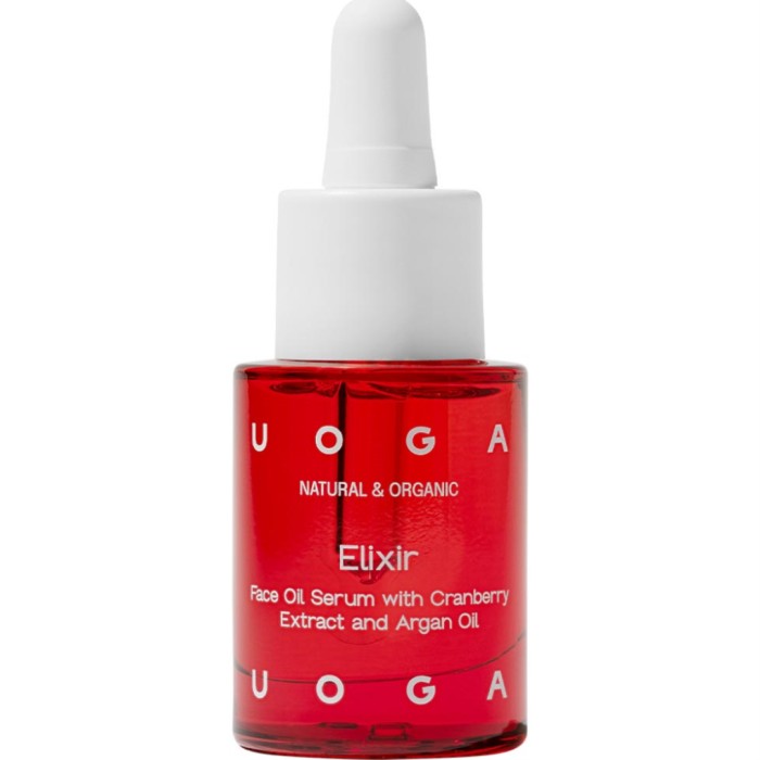Uoga Uoga Elixir Face Oil Serum with Cranberry Extract and Argan Oil 15 ml
