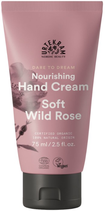 Urtekram Nordic Beauty Dare To Dream Soft Wild Rose Hand Cream 75 ml