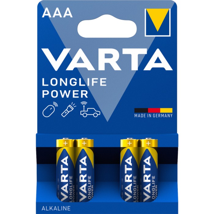 VARTA Batteri AAA Longlife Power 4 st