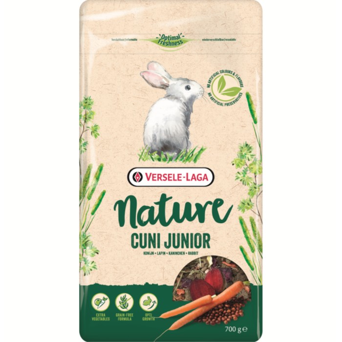 Versele-Laga Nature, Cuni Junior kanin 700 g