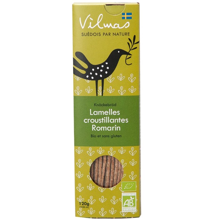Vilmas Rosmarin Knekkebrødsticks 120 g