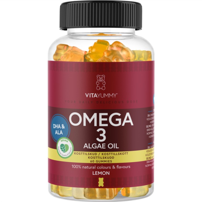 Vitayummy Omega-3 Lemon 60 st
