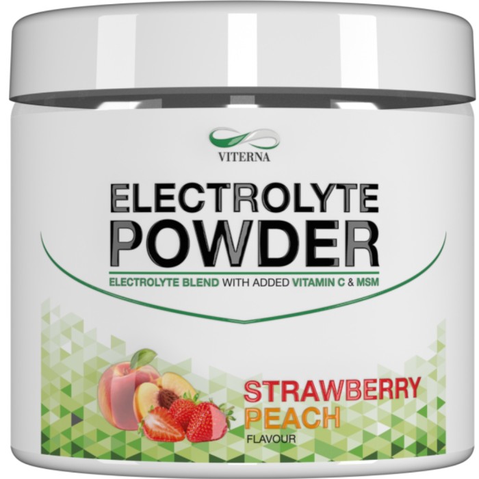 Viterna Electrolyte Powder Strawberry Peach Vegan 120 g