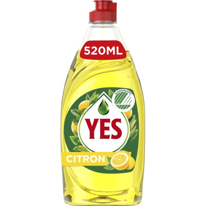 YES Oppvaskmiddel Sitron 520 ml