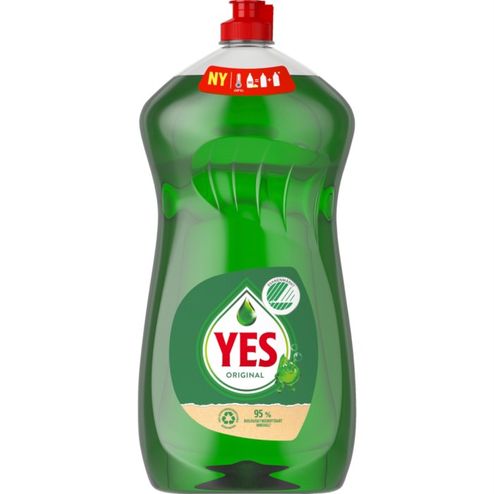 YES Oppvaskmiddel Original 1250 ml