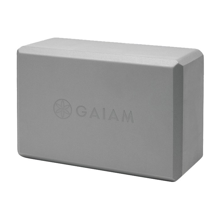 Gaiam Yoga Block Storm Grey